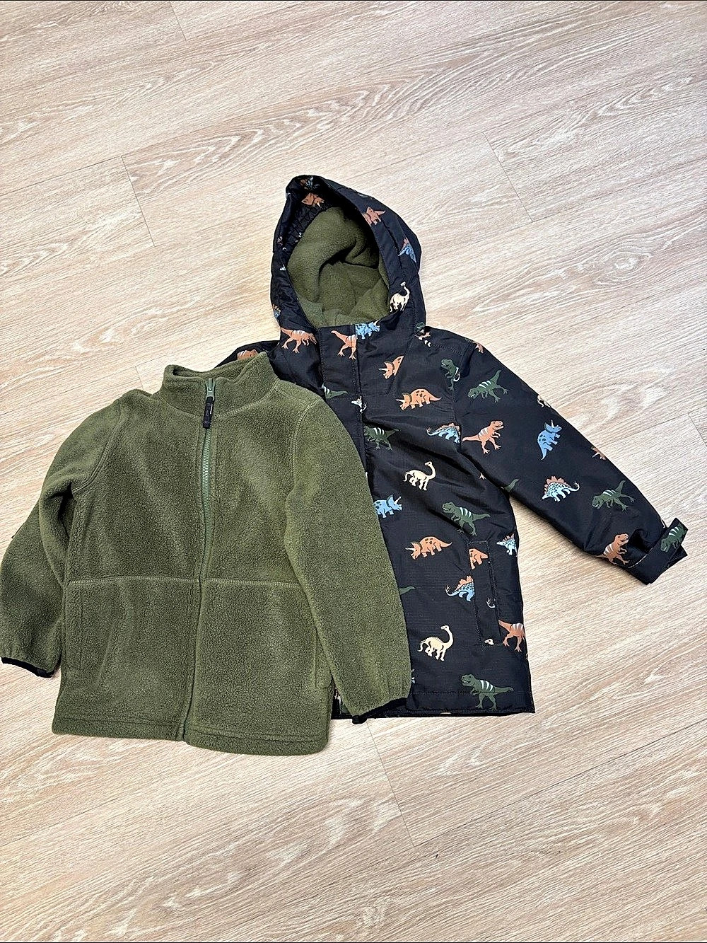 The Children's Place Toddler Boys Print 3-in-1 Jacket 3-in-1 Dinosaur Jacket